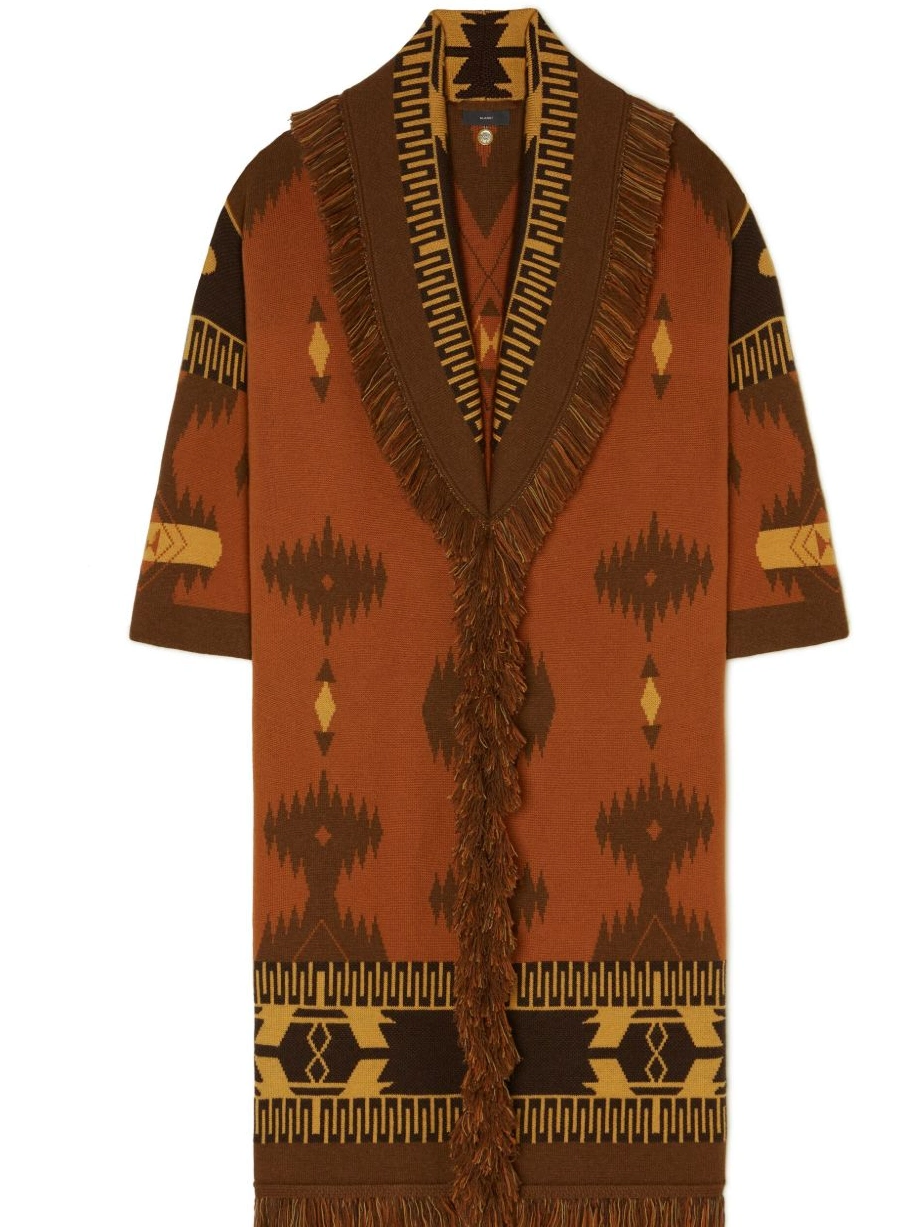 Affordable Alanui cardigan Women geometric-pattern jacquard 0726